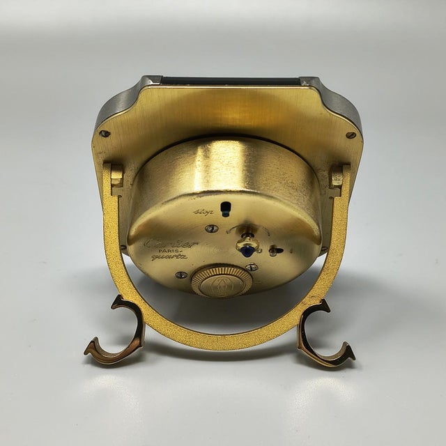 1980s Santos Pendulette Alarm Clock by Cartier, Swiss, 1980s For Sale - Image 5 of 8
