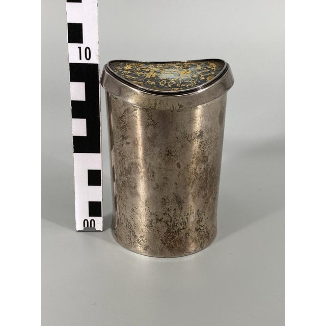 Lidded Box in 925 Sterling Silver with Enameled Zodiac Signs, 1960s For Sale - Image 9 of 18