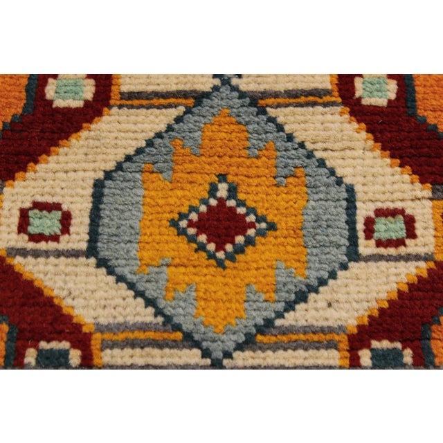 Late 20th Century Contemporary Balochi Christin Hand Knotted Wool Rug - 5'0'' X 6'8'' For Sale - Image 5 of 10