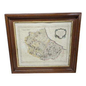 L' Abruzzo Ulteriore E Citeriore Framed Map by Antonio Zatta, 1783