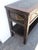 Vintage French Country Red Floral Console Table W a Floral Shelf For Sale - Image 10 of 16