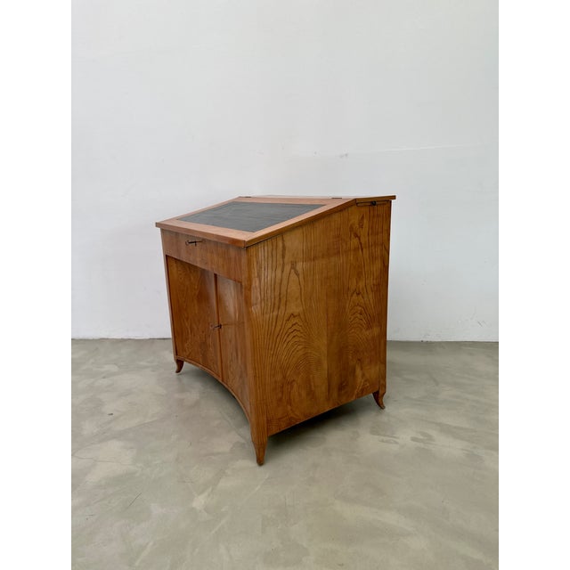 Biedermeier Writing Desk Cabinet For Sale - Image 5 of 8