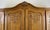Vintage French Louis XVI Style Carved Oak 4-Door Wardrobe For Sale - Image 3 of 10