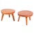 Mid-Century Small Tables in Larch Wood, Czech, 1950s, Set of 2 For Sale - Image 10 of 10