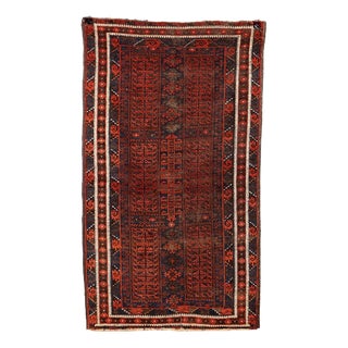 Baluchi Rug in Cotton & Wool For Sale