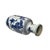 Ceramic Oriental Blue White People House Gathering Graphic Porcelain Art Vase For Sale - Image 7 of 11