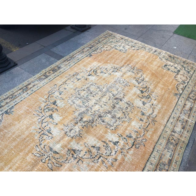 1960s Vintage Handmade Nomadic Area Rugs- 5′6″ × 9′3″ For Sale - Image 10 of 11