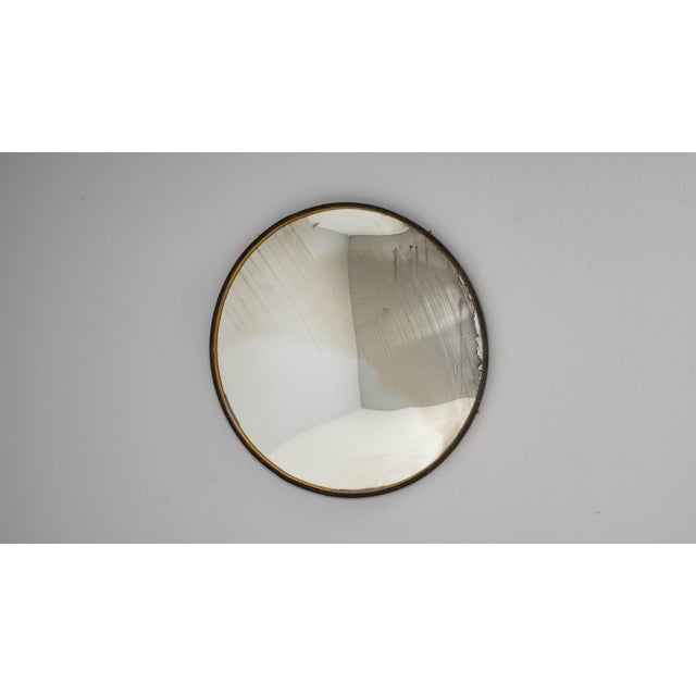 20th Century Czech Metal Round Mirror For Sale In Greensboro - Image 6 of 18