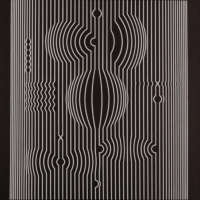 Victor Vasarely (1906-1997) Manipur Offset print after a work by the artist On wove paper, 29 x 36 cm (approx. 11 x 14...