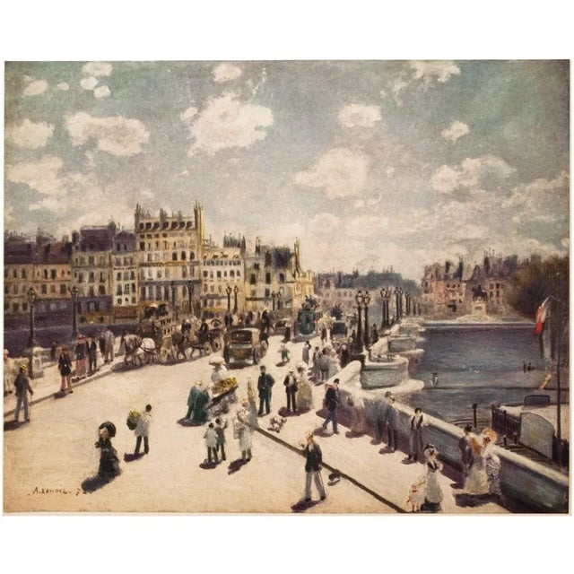 1950s After Auguste Renoir "Paris, Pont Neuf" First Edition Photogravure For Sale In Dallas - Image 6 of 8