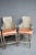 French Country Country French Cane & Leather Barstools/4 For Sale - Image 3 of 11