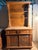 A beautiful, antique Historicist sideboard, immediately catching the eye with its opulent iron fittings on the front...