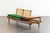 Modular teak TV bench model 161 by Hans Olsen for Bramin, Denmark. The set consists of a bench, two seating modules and a...