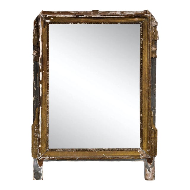 Antique Italian Giltwood Mirror Frame, Late 18th Century For Sale