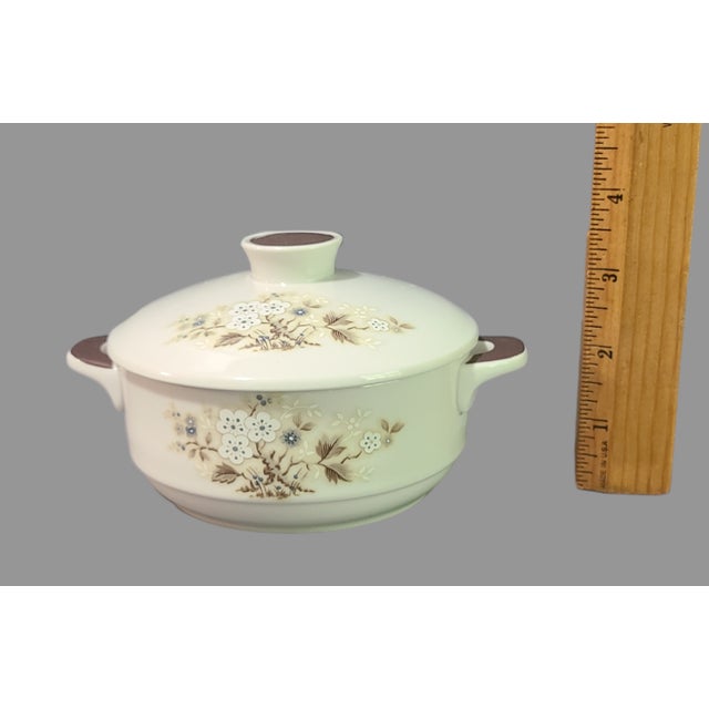 English Late 20th Century Royal Doulton t.c 1079 Limited Fine Oven China Mandalay Small Covered Casserole Dish For Sale - Image 3 of 8