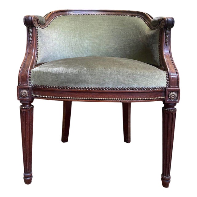 Louis Xvi Style Office Armchair For Sale