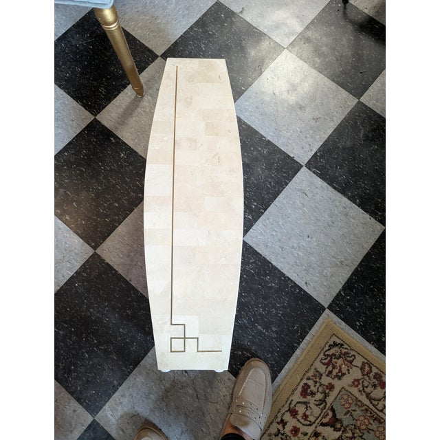 Contemporary Vintage Tessellated Stone Pedestal For Sale - Image 3 of 7