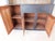 Primitive Shaker Style Paint Distressed Step Back Cabinet by Ezra G Tiffin Ohio For Sale - Image 16 of 18