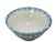 Best Large 13 Inch Antique American Blue Spongeware Decorated Stoneware Kitchen Mixing Bowl in Excellent Condition For Sale - Image 14 of 18