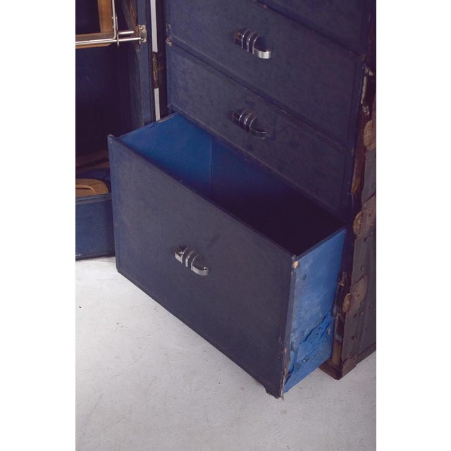 Antique Holdall Covered in Black Leather, 1890s For Sale - Image 17 of 18