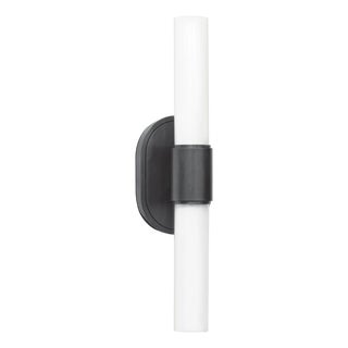 Dixon Cylindrical Sconce Double, Oil Rubbed Bronze For Sale