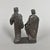 Antique Bronze of Dante Alighieri and Beatrice, 19th Century For Sale - Image 4 of 12