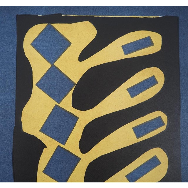 Henri Matisse, Découpage sur fond bleu, Lithograph For Sale - Image 5 of 7