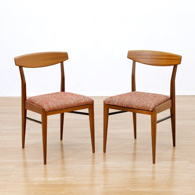 Set of Six Mid Century Dining Chairs Attributed McIntosh Furniture For Sale - Image 14 of 15