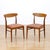 Set of Six Mid Century Dining Chairs Attributed McIntosh Furniture For Sale - Image 14 of 15