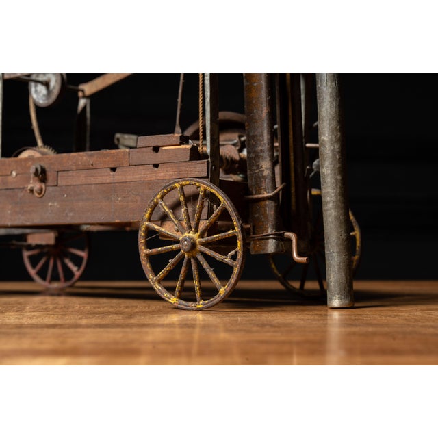 Early 20th Century Pile Driver Rig Salesman Sample For Sale - Image 9 of 16
