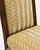 Wood High Back Upholstered Baker Style Accent Slipper Chair For Sale - Image 7 of 7
