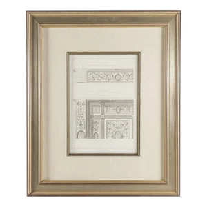 Plan DV Plafond Framed Architectural Print