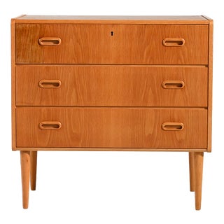 Scandinavian Oak Chest of Drawers, 1960s For Sale