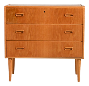 Scandinavian Oak Chest of Drawers, 1960s