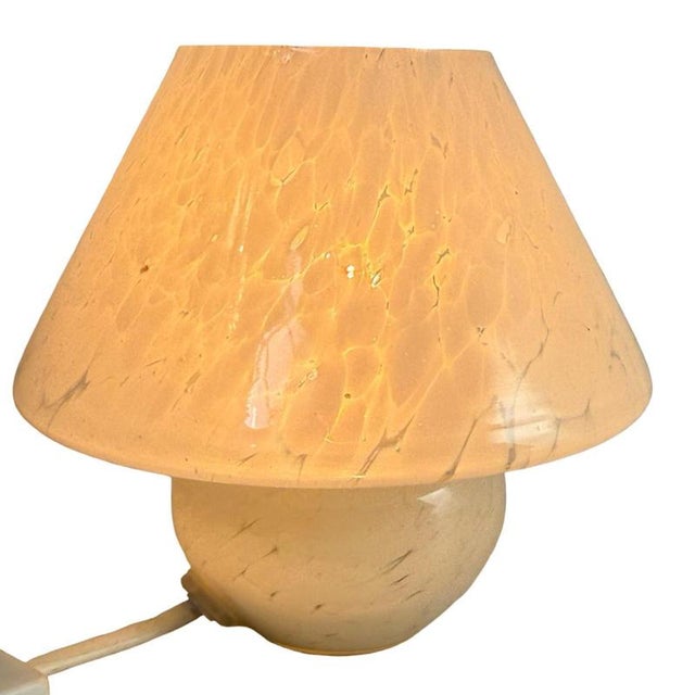 Glass Italian Glass Mushroom Lamp, 1970s For Sale - Image 7 of 7
