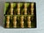 Metal Vintage Hollywood Regency Gilt Bamboo Corn Holders Set of 8 For Sale - Image 7 of 11
