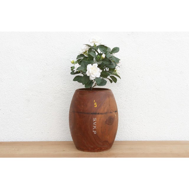 Antique Stenciled Grain Measure Pot For Sale In Los Angeles - Image 6 of 6