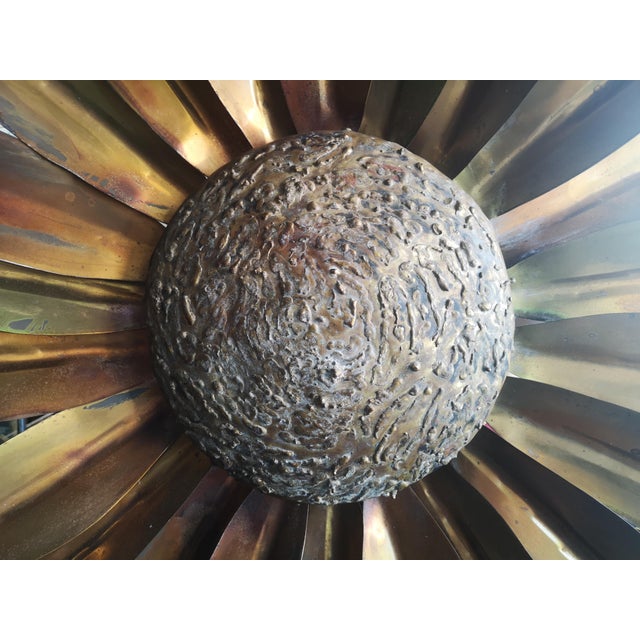 1970s Gilt Sun Wall Decor, 1970s For Sale - Image 5 of 9