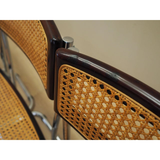 Brown Bauhaus Chairs, Italy, 1960s, Set of 4 For Sale - Image 8 of 13