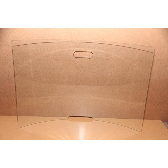 Glass Fireplace Screen, 1990s For Sale - Image 6 of 12