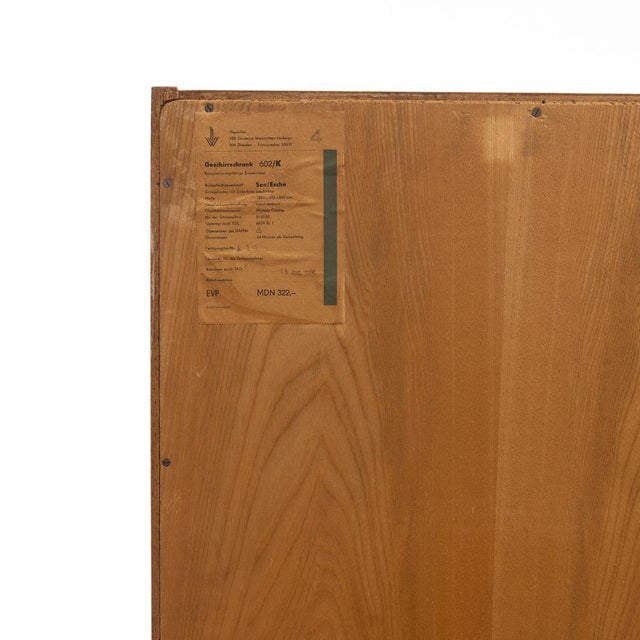 Brown 602/K Sideboard by F. Ehrlich for DW Hellerau, 1960s For Sale - Image 8 of 9