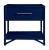 Not Yet Made - Made To Order Olympia One-Drawer Nightstand in Navy For Sale - Image 5 of 7