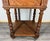 Metal Antique French Marble Top Oak Nightstand For Sale - Image 7 of 12