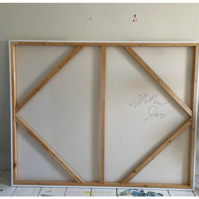 Matthew Izzo Abstract Painting, “Hudson Carnival” - Acrylic Paint on Canvas, 60” X 48” (2023) For Sale - Image 4 of 5