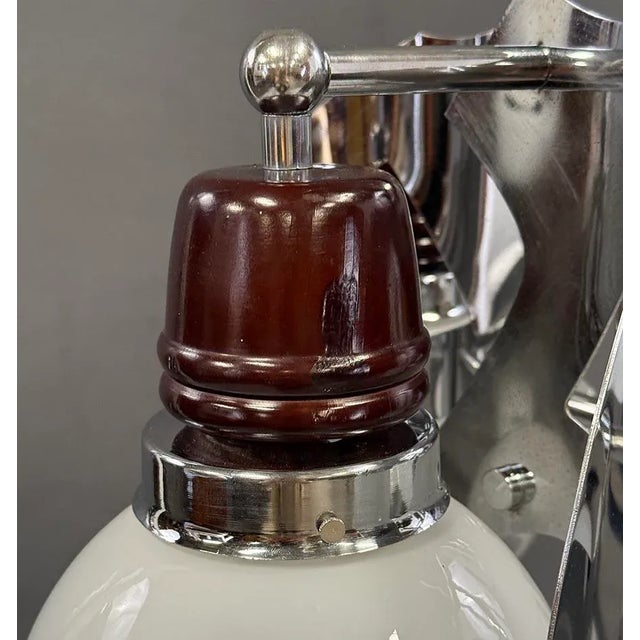 Silver Murano Glass Chandelier from Mazzega, 1970s For Sale - Image 8 of 11