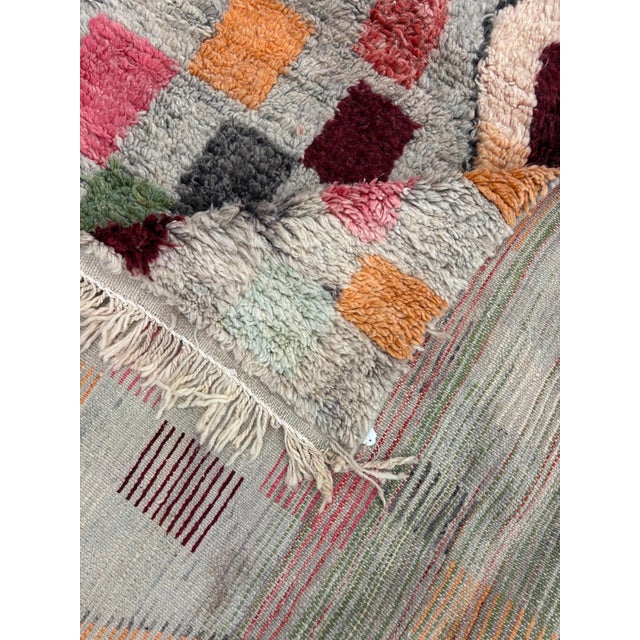 Ndmade Moroccan Boujad Wool Rug For Sale - Image 9 of 10