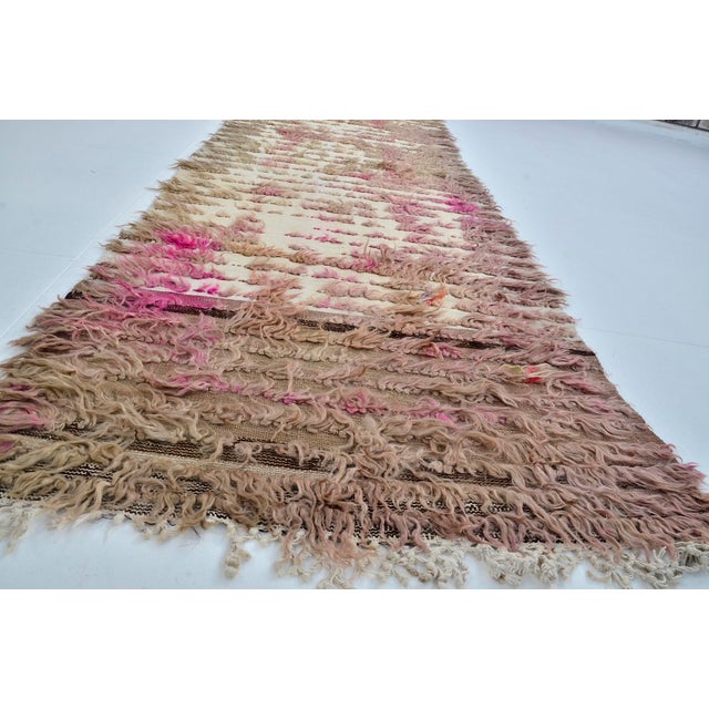 Handmade wool carpet in Turkish Anatolia , Vintage Oushak Rug,Turkish Vintage Anatolian Rug, Handmade wool Rug . One Of...