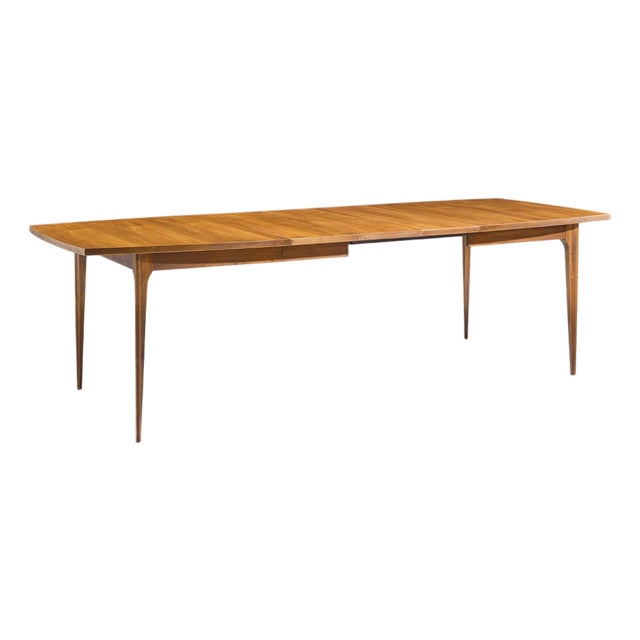 Broyhill Brasilia Mid Century Dining Table With 3 Leaves For Sale