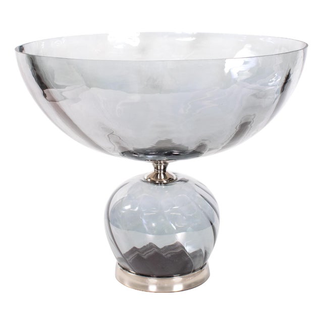 Ayers Smoked Glass Bowl For Sale