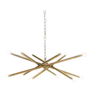Worlds Away Luisa Abr Mid-Century Chandelier For Sale